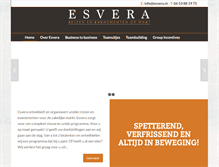 Tablet Screenshot of esvera.nl